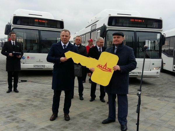 Восемь белорусских МАЗов начали возить ростовчан